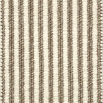 Textured area rug with vertical striped pattern on a neutral background