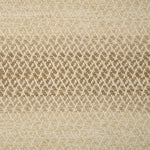 Textural broadloom with an ombré stripe in warm tan. 