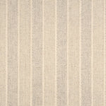 Broadloom carpet in cream textural stripes.