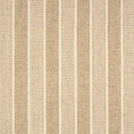 Broadloom carpet in cream and taupe stripes.