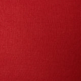A swatch of linen fabric in a solid red color.