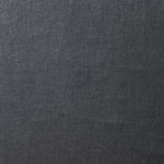 A swatch of old-world linen fabric in a solid dark gray color.