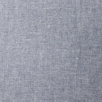 A swatch of blended linen fabric in a mottled light navy color.