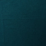 A swatch of blended linen fabric in a solid turquoise color.