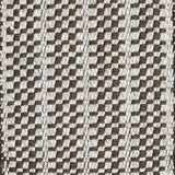  Broadloom carpet in a small scale plaid in brown and cream.
