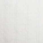 A swatch of sheer linen fabric in a cream color with a subtle striped pattern.