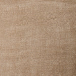 A swatch of open-weave sheer interior fabric in a tan color.