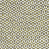 Flatweave rug with small scale lattice in white with lime green field. 