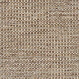 Textured handwoven carpet in light brown.