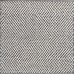Textured rug with a herringbone pattern in white and light purple