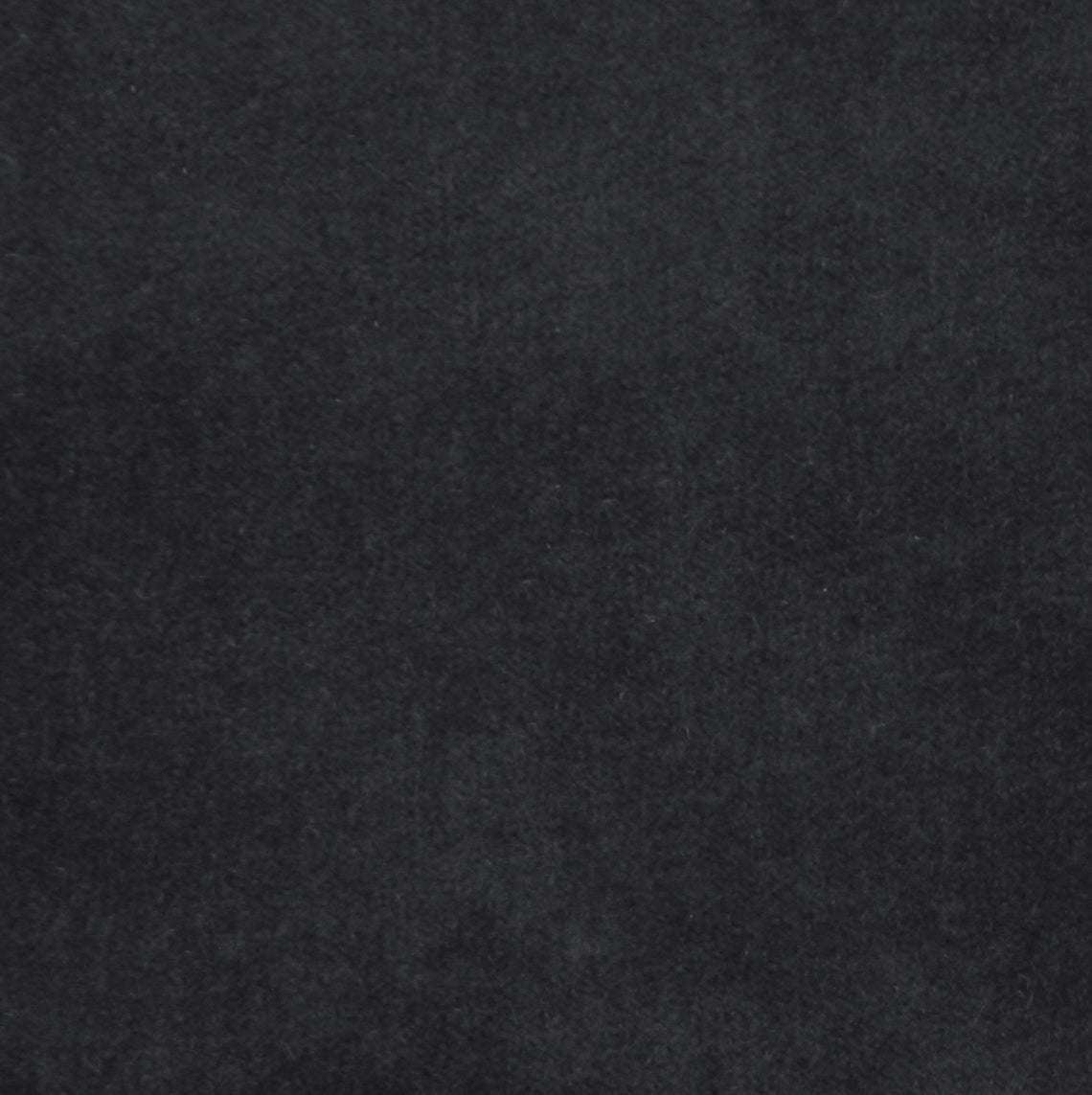 Detail of velvet fabric yardage in charcoal.