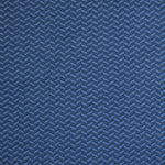 Herringbone woven fabric in blue.