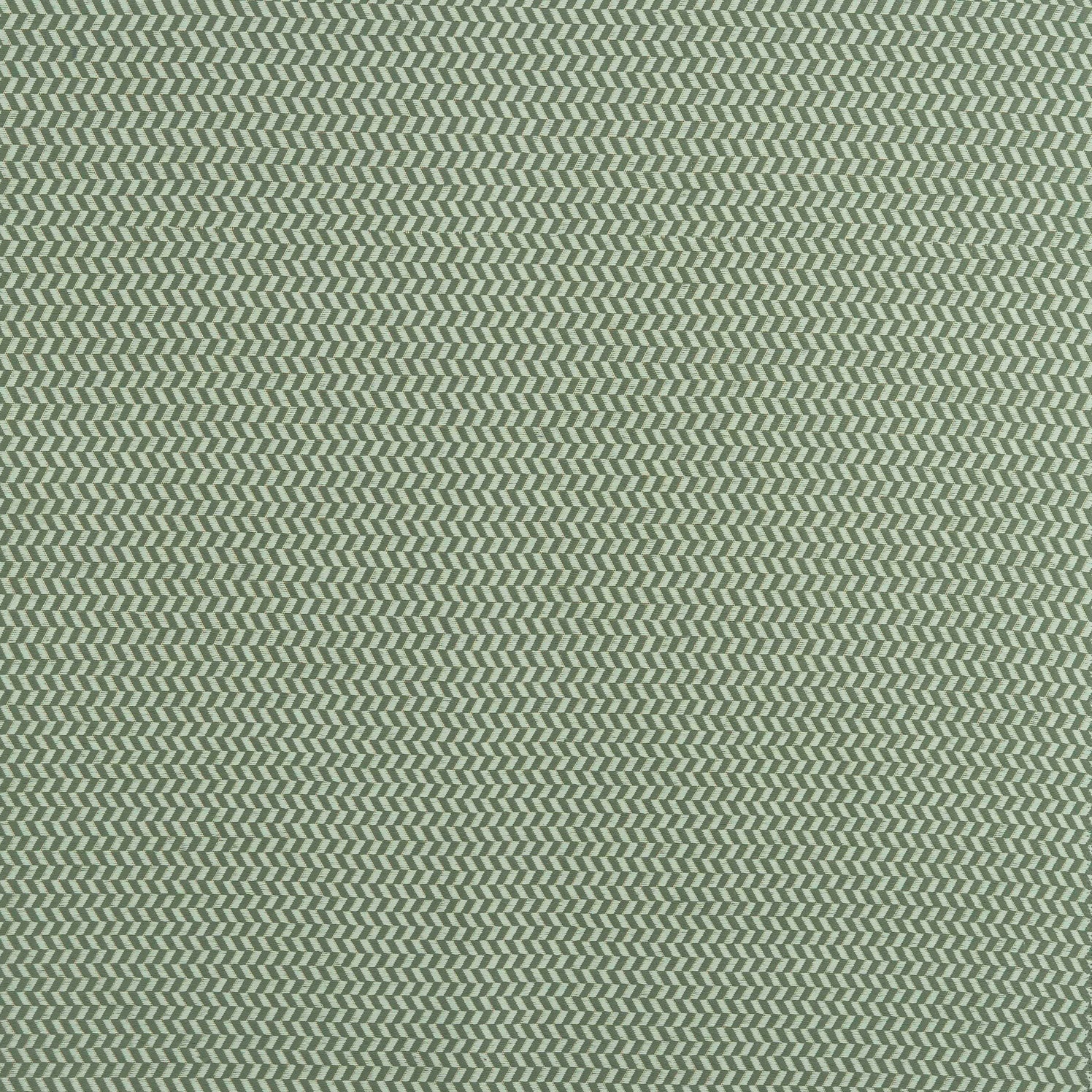 Herringbone woven fabric in green. 