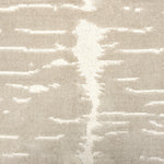 Broadloom carpet in a dimensional abstract painterly pattern in beige on a cream field.