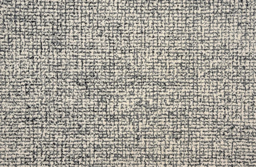 Broadloom carpet swatch in a stripe pattern in a black design