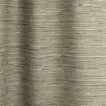 Gently draped fabric in a textural striped pattern in shades of muted olive green. 