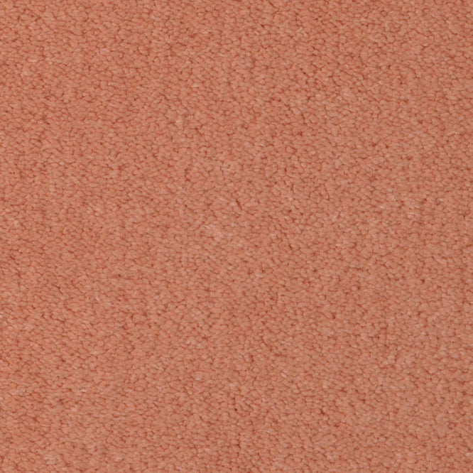 Broadloom carpet swatch solid design in coral