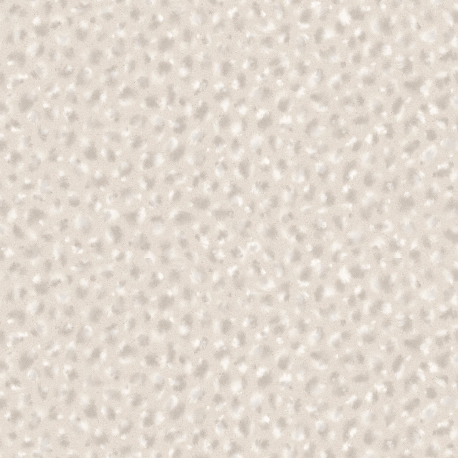 Detail of wallpaper in a painterly animal print in shades of beige, grey and cream. 