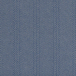 Striped Herringbone flatweave runner in blue 