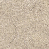 Broadloom carpet swatch geometric design in cream