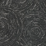 Broadloom carpet swatch geometric design in black white