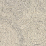 Broadloom carpet swatch geometric design in ivory