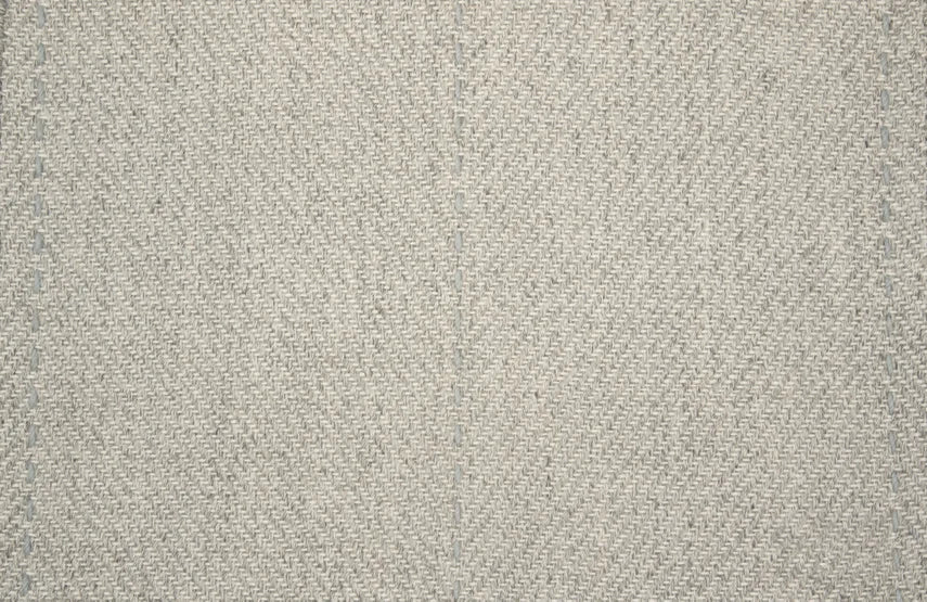 Broadloom carpet swatch in a stripe pattern in a light grey design