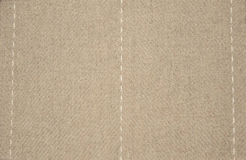 Broadloom carpet swatch in a stripe pattern in a tan design