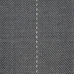 Broadloom carpet swatch in a stripe pattern in a slate grey design