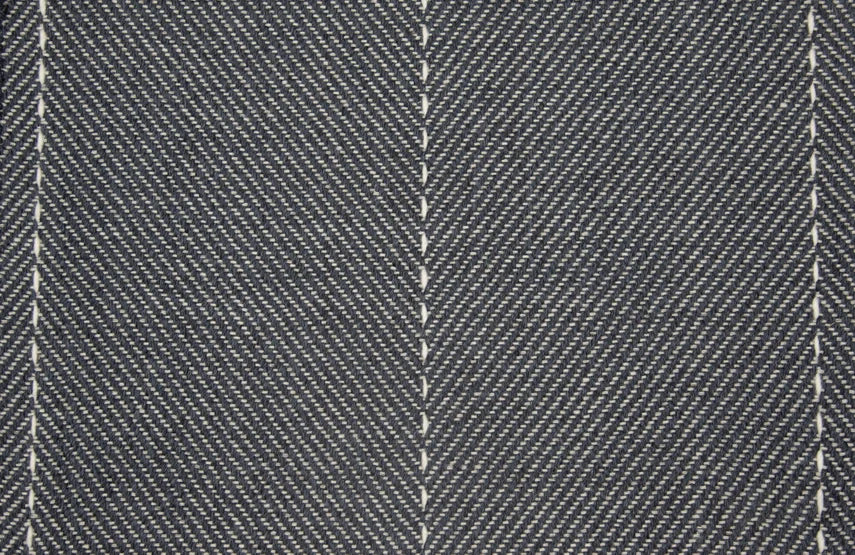 Broadloom carpet swatch in a stripe pattern in a slate grey design