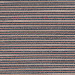 Detail of a woven outdoor fabric in a subtle stripe design in red and blue.