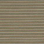 Detail of a woven outdoor fabric in a subtle stripe design in green and tan.