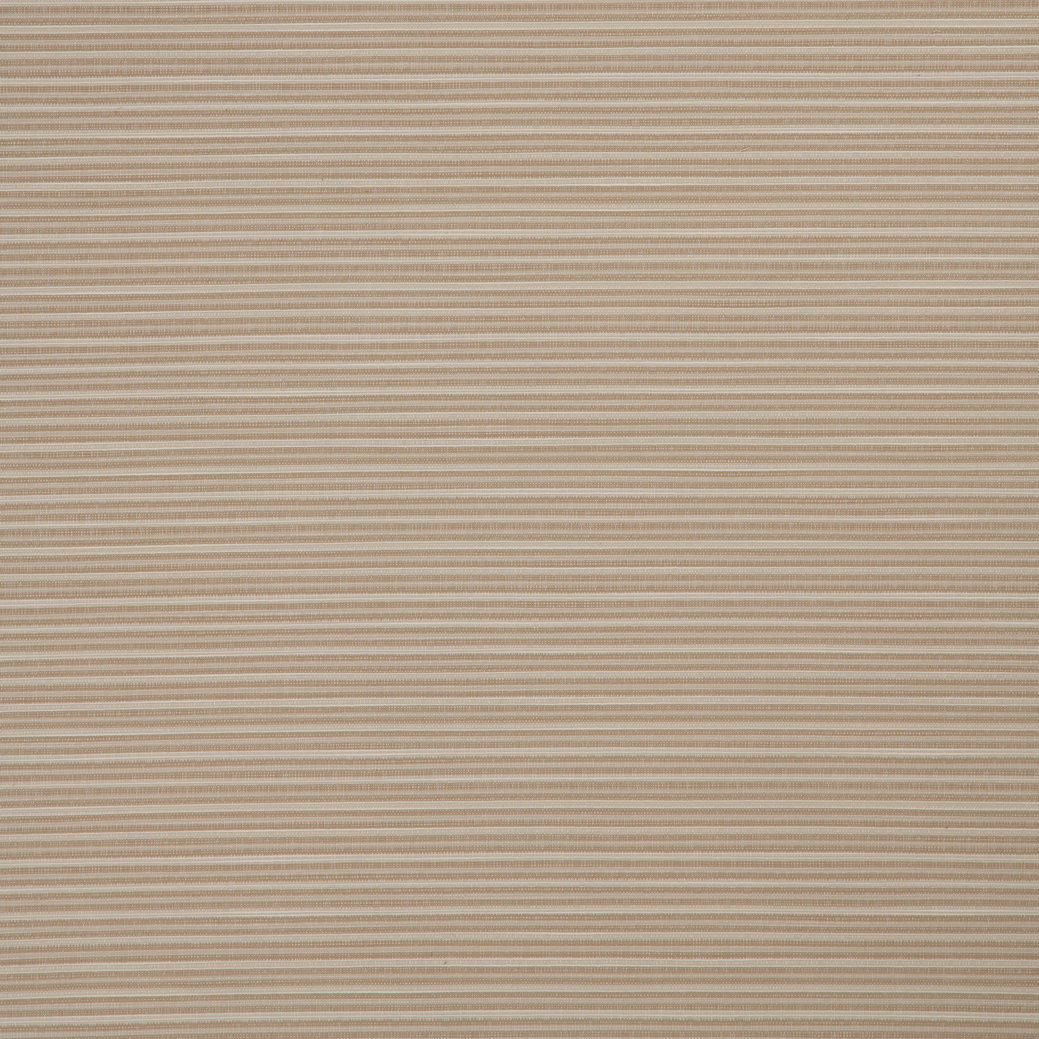Woven outdoor fabric in a subtle stripe design in tan. 