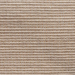 Broadloom in textural stripe in taupe. 