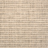 Broadloom carpet with textural weave in cream and grey. 