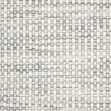 Broadloom carpet in a heathered plain weave with ivory and light grey.