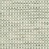 Broadloom carpet in a heathered plain weave with ivory and sage green. 