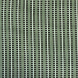 Close-up of a textured green fabric with a subtle stripe pattern
