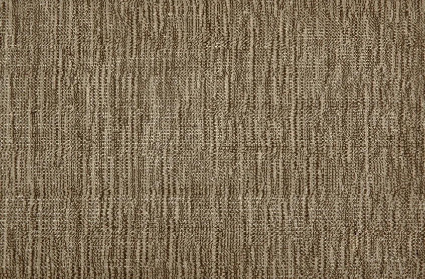 Broadloom carpet swatch in a textured pattern in a tan design
