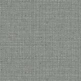 Detail of fabric in a textured tweed pattern in shades of blue-gray.