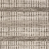 Broadloom carpet swatch in a stripe pattern in a brown design