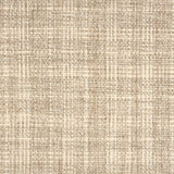 Broadloom carpet in a strié basketweave pattern in cream and beige.