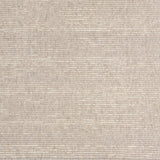 Broadloom carpet with ribbed stripe in ivory.