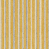 Striped wallpaper in yellow and white. 