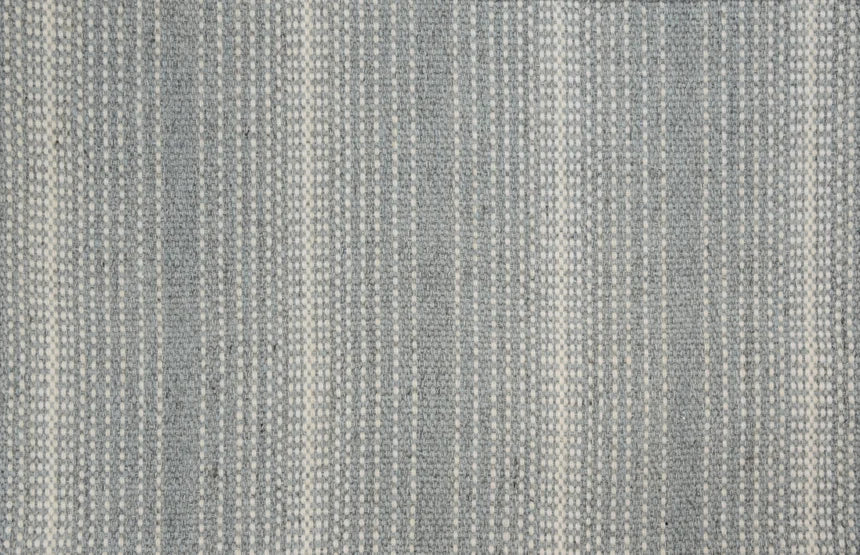 Broadloom carpet swatch in a stripe pattern in a light grey design