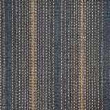 Broadloom carpet swatch in a stripe pattern in a blue yellow design