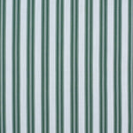 Striped performance fabric in green on white.