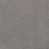 Broadloom carpet swatch in a stripe pattern in a medium grey design