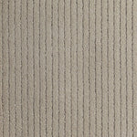 Broadloom carpet in taupe, with a textural stripe.