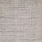 Berlin rug in textural design in black and white stitching